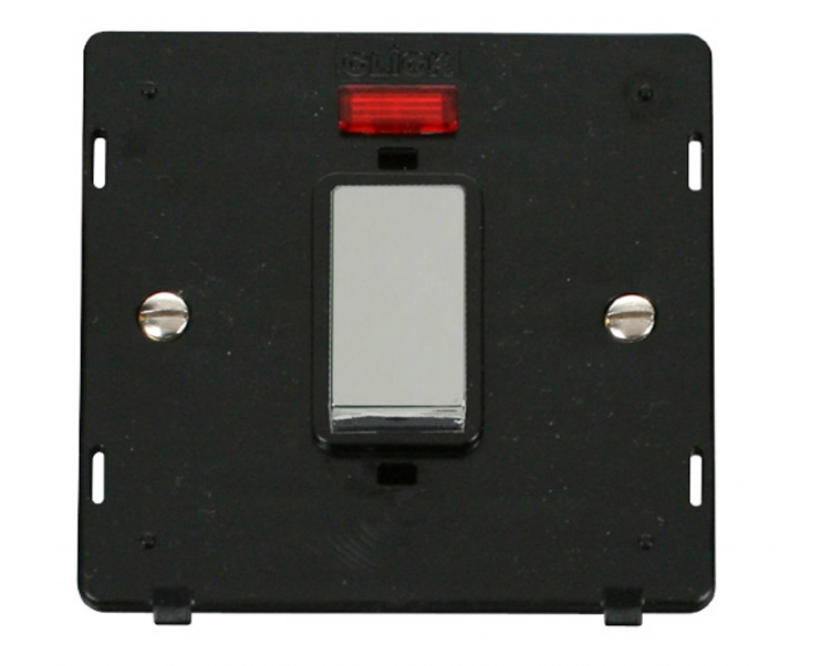 Click Definity 45A DP Switch With Neon Insert SIN501BKCH