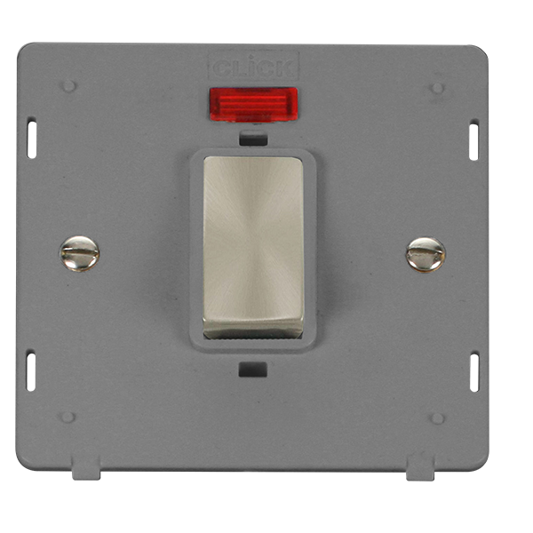 Click Definity 45A DP Switch With Neon Insert SIN501GYBS