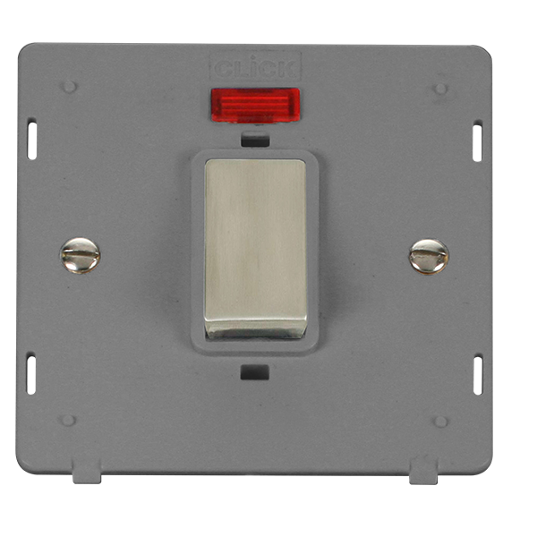 Click Definity 45A DP Switch With Neon Insert SIN501GYSS