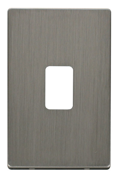 Click Definity 45A Vertical Cooker Switch Cover Plate SCP202SS