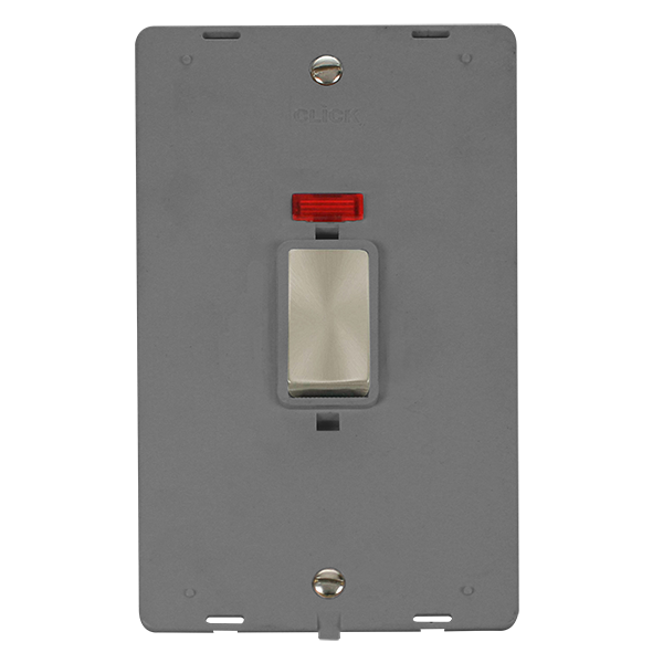 Click Definity 45A Vertical Switch With Neon Insert SIN503GYBS