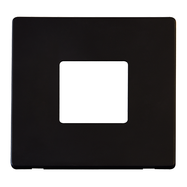 Click Definity Metal Black 2 Gang Single Cover Plate SCP402MB