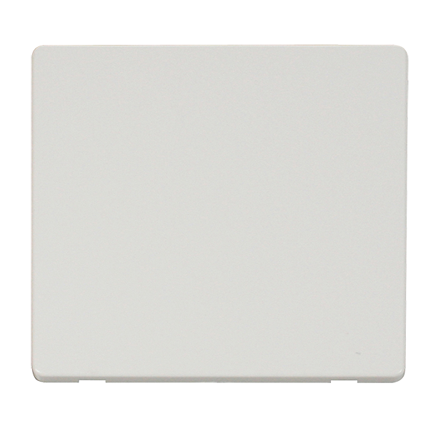 Click Definity Metal White 1G Blank Plate Cover Plate SCP060MW