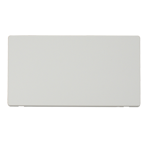 Click Definity Metal White 2G Blank Plate Cover Plate SCP061MW
