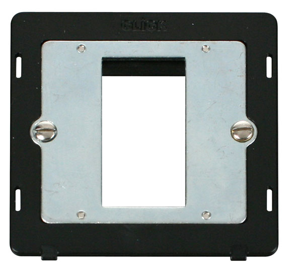 Click Definity Single Media Plate 1G Aperture Module SIN310BK