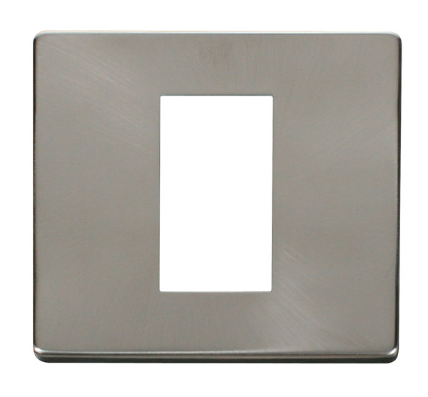 Click Definity Single Media Plate 1G Cover Plate SCP310BS