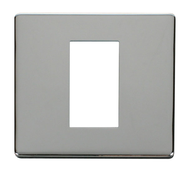 Click Definity Single Media Plate 1G Cover Plate SCP310CH
