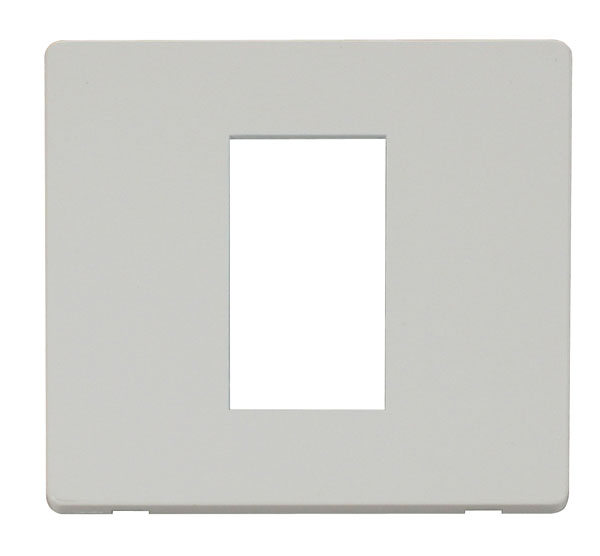 Click Definity Single Media Plate 1G Cover Plate SCP310PW