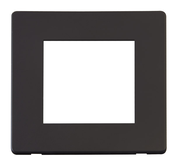 Click Definity Single Media Plate 2G Cover Plate SCP311BK
