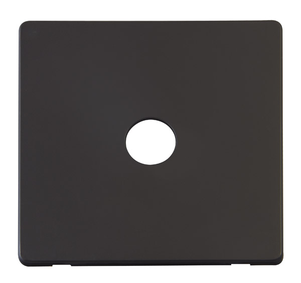 Click Definity Single Satellite / Coaxial Cover Plate SCP231BK