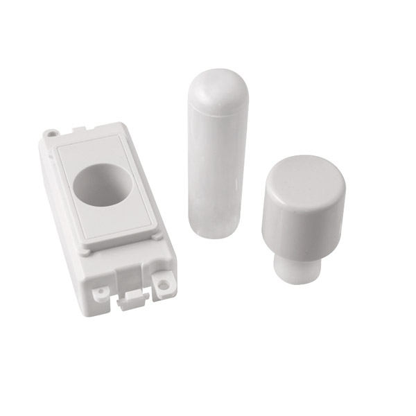 Click Grid Pro GM050PW 1 Module Dimmer Mounting Kit White