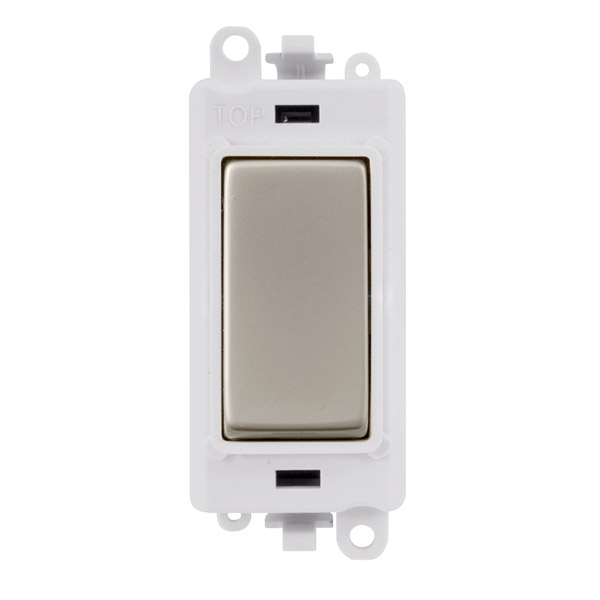 Click Grid Pro GM2001PWPN 1 Way Switch Module White Pearl Nickel