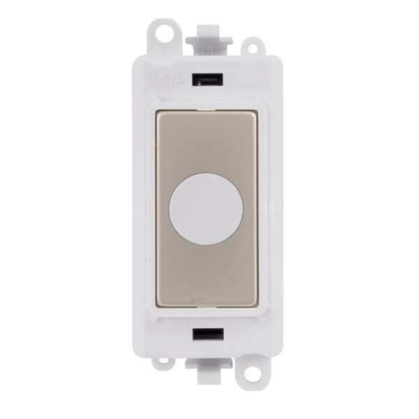 Click Grid Pro GM2017PWPN 20A Flex Outlet Module White Pearl Nickel