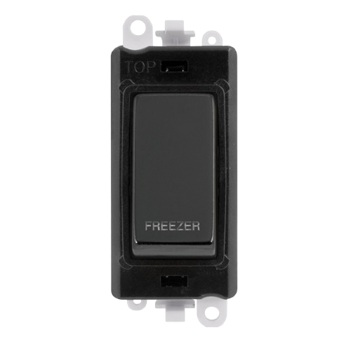Click Grid Pro GM2018BKBN-FZ Double Pole Switch Module Black Black Nickel Freezer