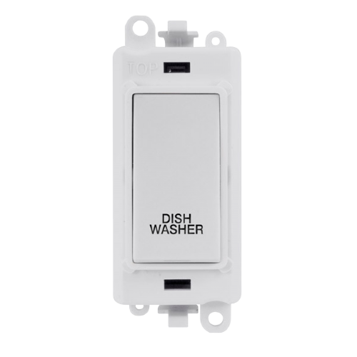 Click Grid Pro GM2018PW-DW Double Pole Switch Module White Dishwasher