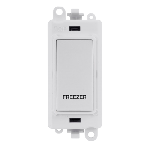 Click Grid Pro GM2018PW-FZ Double Pole Switch Module White Freezer