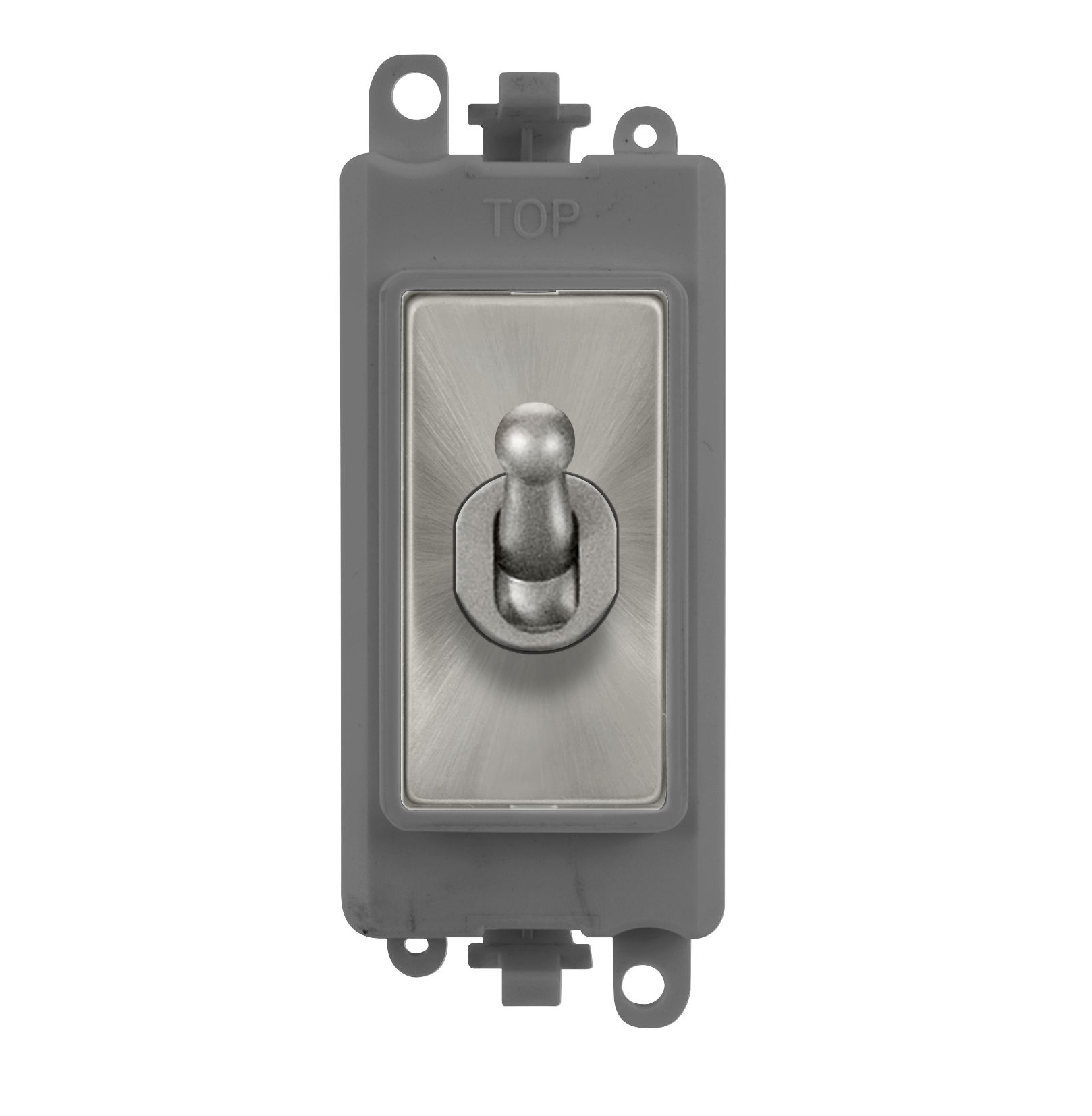 Click Grid Pro GM209028GYSS 20AX Intermediate Toggle Switch Module Stainless Steel