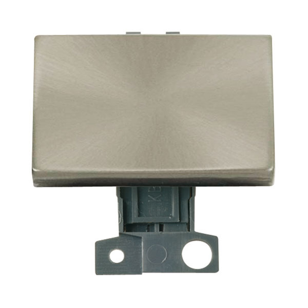 Click MiniGrid MD009BS Brushed Steel 2 Way Paddle Switch Module