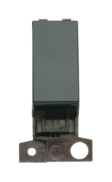 Click MiniGrid MD018BK Black 13A Double Pole Switch Module