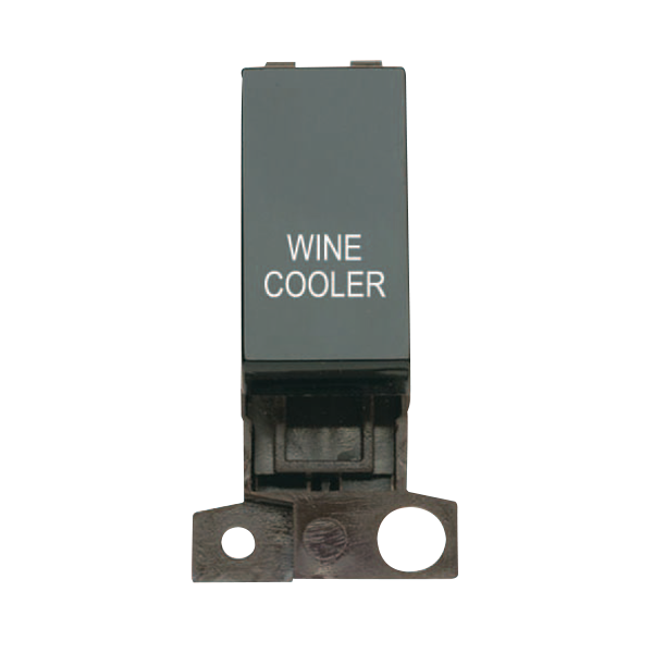 Click MiniGrid MD018BKWC Black 13A Double Pole Wine Cooler Switch Module