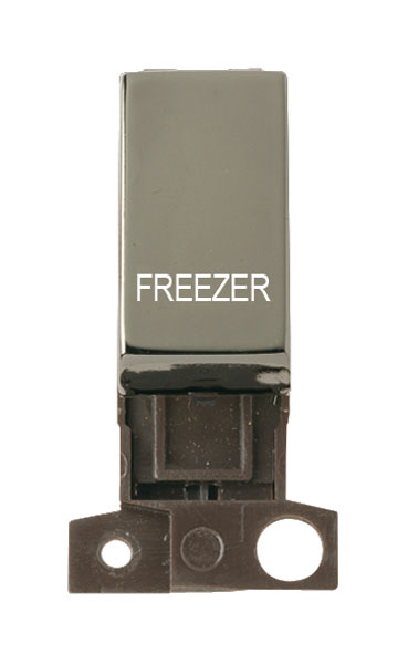 Click MiniGrid MD018BNFZ Black Nickel 13A Double Pole Freezer Switch Module