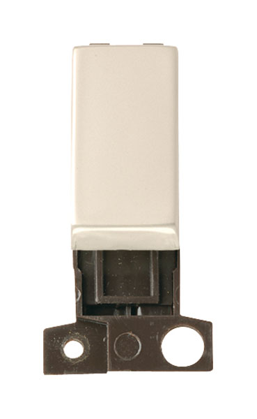Click MiniGrid MD018PN Pearl Nickel 13A Double Pole Switch Module