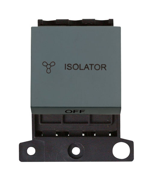 Click MiniGrid MD020BK Black 3 Pole Fan Isolator Switch Module
