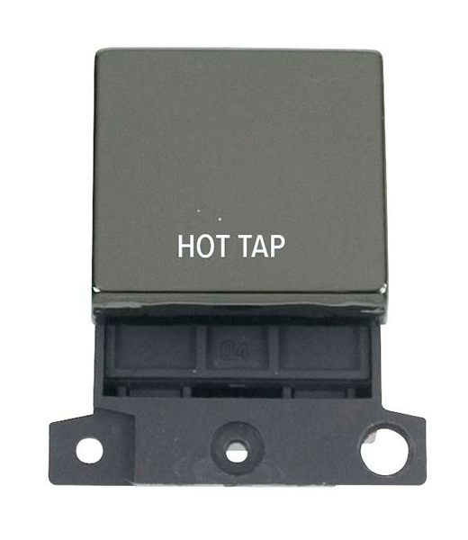 Click MiniGrid MD022BNHT Black Nickel 20A Double Pole Hot Tap Switch Module