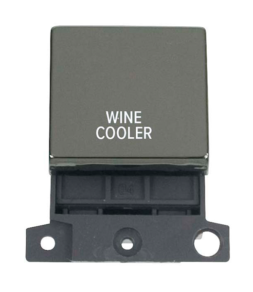 Click MiniGrid MD022BNWC Black Nickel 20A Double Pole Wine Cooler Switch Module