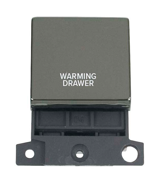 Click MiniGrid MD022BNWDR Black Nickel 20A Double Pole Warming Drawer Switch Module