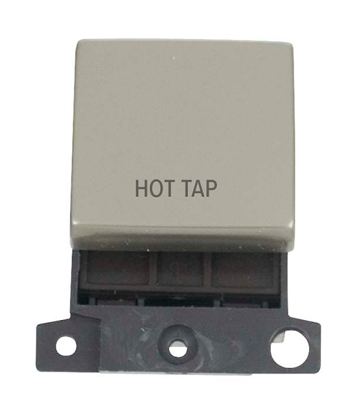 Click MiniGrid MD022PNHT Pearl Nickel 20A Double Pole Hot Tap Switch Module