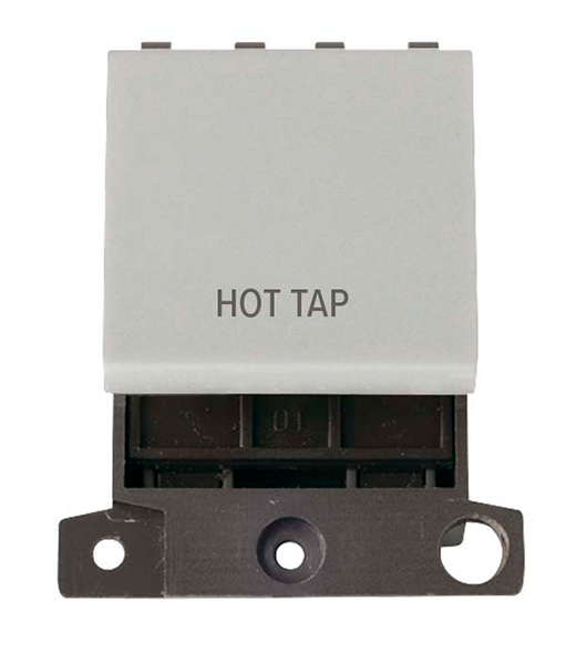 Click MiniGrid MD022WHHT White 20A Double Pole Hot Tap Switch Module