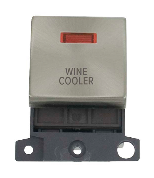Click MiniGrid MD023BSWC B/Steel DP Wine Cooler Module + Neon