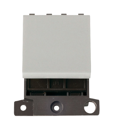 Click MiniGrid MD032WH White 32A Double Pole Switch Module