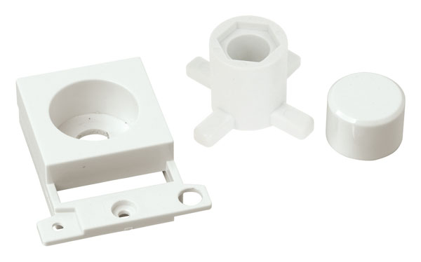 Click MiniGrid MD150WH White Dimmer Module Mounting Kit