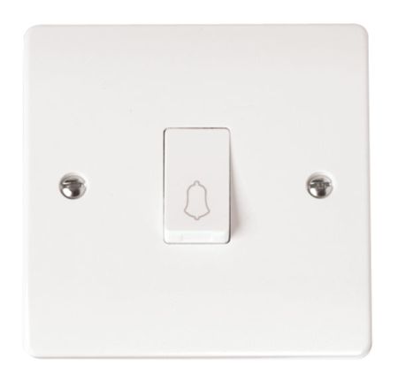 Click Mode 1 Gang 1 Way Retractive Switch (Bell) CMA027