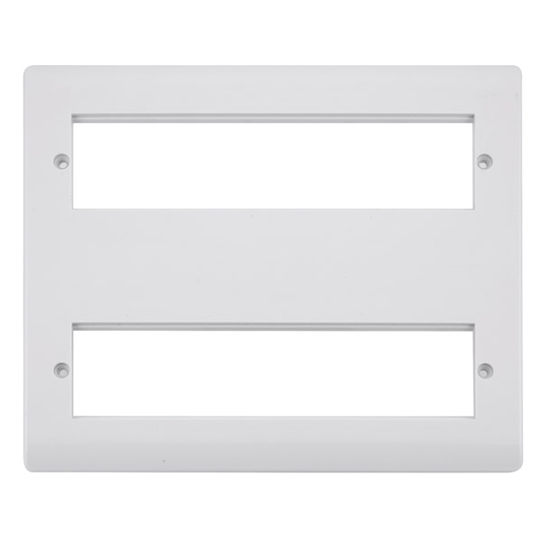Click Mode CMA616 2x8 New Media Module Plate White (Yokes Inc)