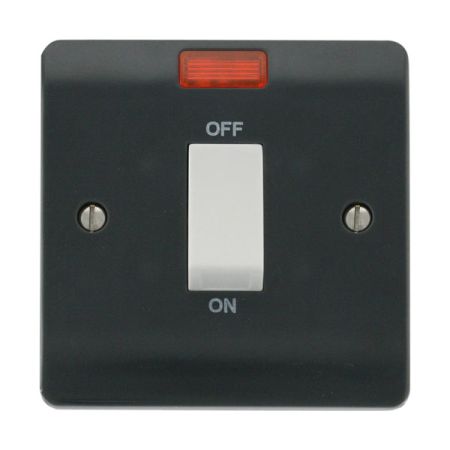 Click Mode Part M 45A Cooker Switch with Neon CMA501AG