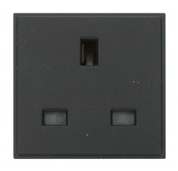 Click New Media MM010BK 13A UK Single Socket Outlet Black