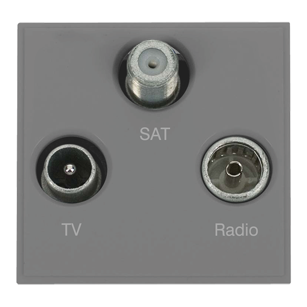 Click New Media MM430GY Triplexed TV, Radio & Sat Module Grey