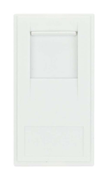 Click New Media MM485WH RJ45 Cat-6 Outlet Module White