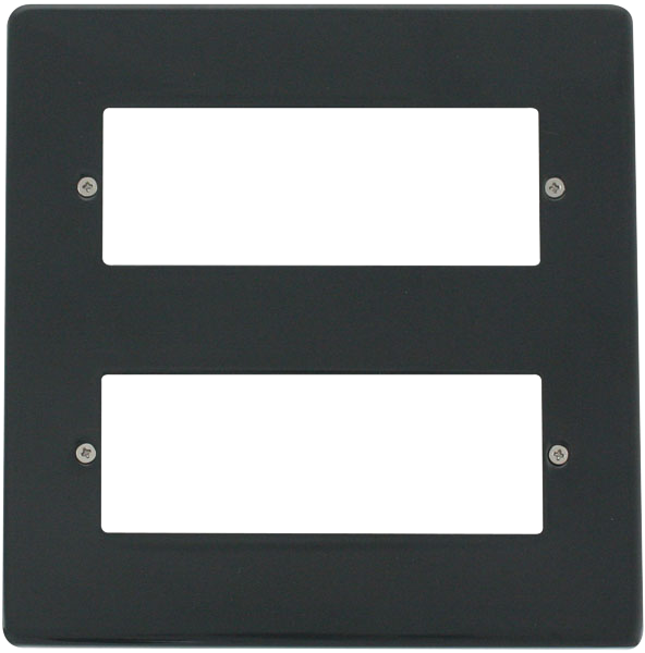 Click Part M Anthracite Grey 12 Way Mini-Grid Plate VPAG512