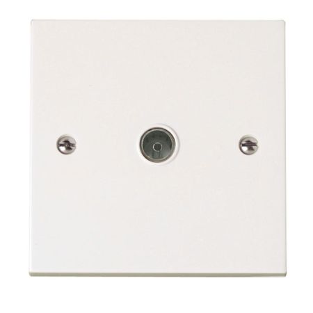 Click Polar Single Non-Isolated Coaxial Socket Outlet PRW065