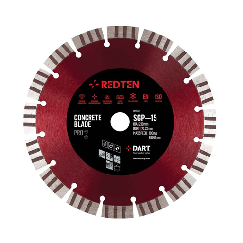 DART Red Ten SGP-15 Diamond Blade 115Dmm x 22.23B DB00290