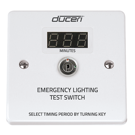 ESP Emergency Lighting Test Switch Digital LCD Display EMTSLCD