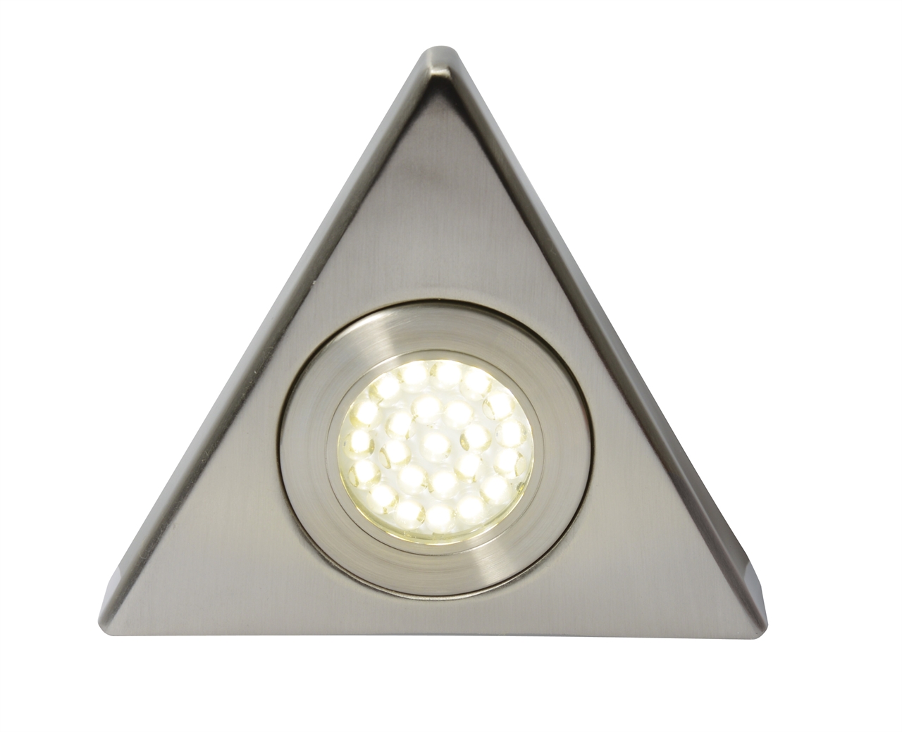 Fonte LED Triangular Cabinet Light Satin Nickel 6000K CUL-25219
