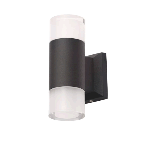 Forum Remote RGB Colour Changing LED Up & Down Wall Light ZN-31765-BLK