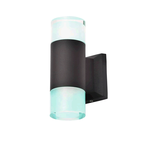 Forum Remote RGB Colour Changing LED Up & Down Wall Light ZN-31765-BLK
