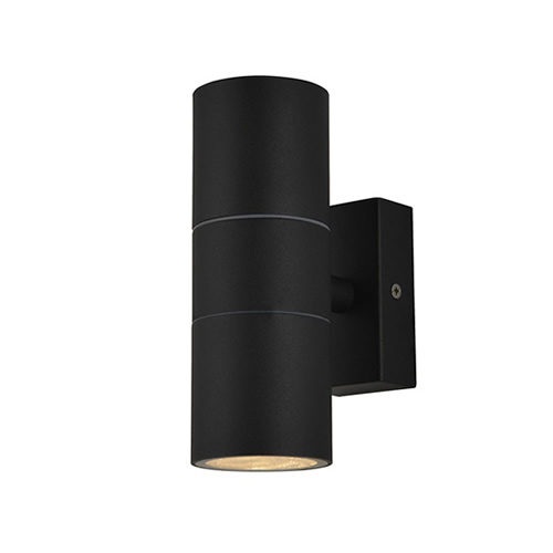 Forum Zinc Leto Up and Down Black Wall Light ZN-20941-BLK
