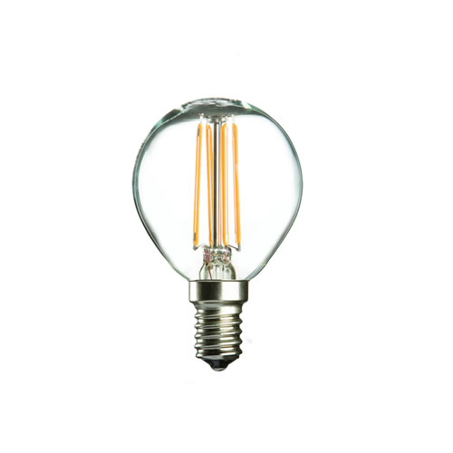 Knightsbridge 4W LED 2700K Dimmable SES Clear Golf Ball Filament Lamp GBD4ASESC 